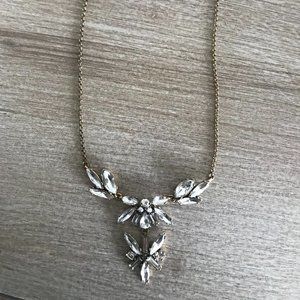 J. Crew Crystal Geometric Statement Necklace